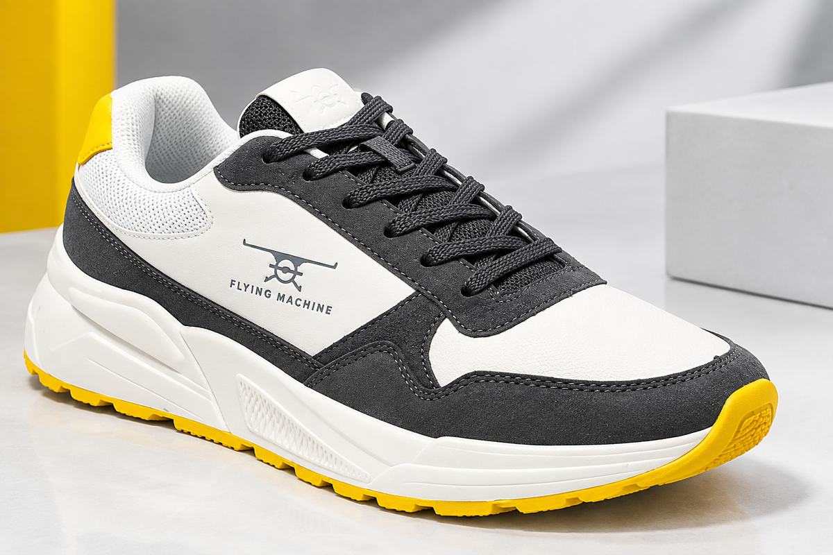 FLYING MACHINE Men ZENETH Colourblocked Sneakers
