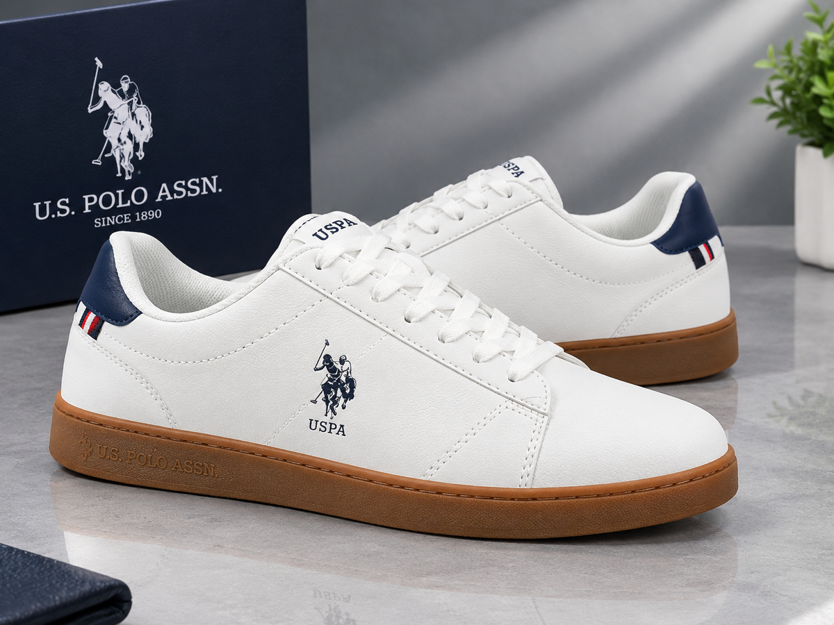 U.S. Polo Assn. Men Rheece Retro Court Sneakers