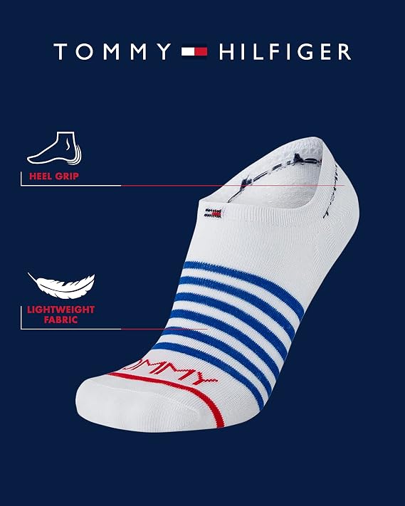 TOMMY HILFIGER LOW CUT LINER HEEL SOCKS ( PACK OF 3 )