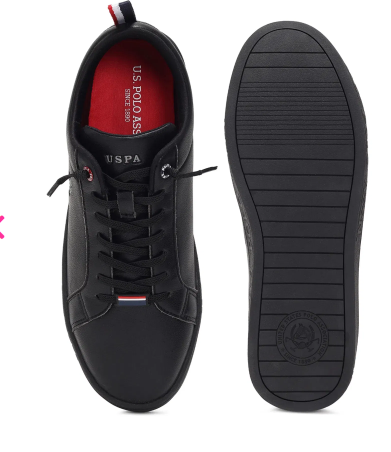 U.S. POLO ASSN. Men Dorit 2.0 Black All Day Sneakers
