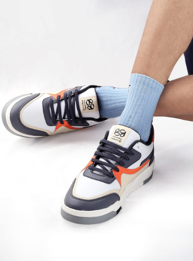 BACCA BUCCI Men Street Punk Colourblocked Sneakers